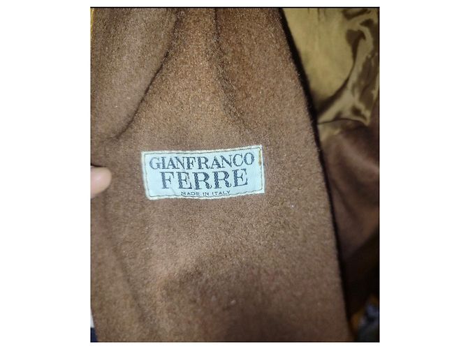 Gianfranco Ferré Lederjacke Ferre Classic Braun Größe M Gebraucht - Ansicht 5