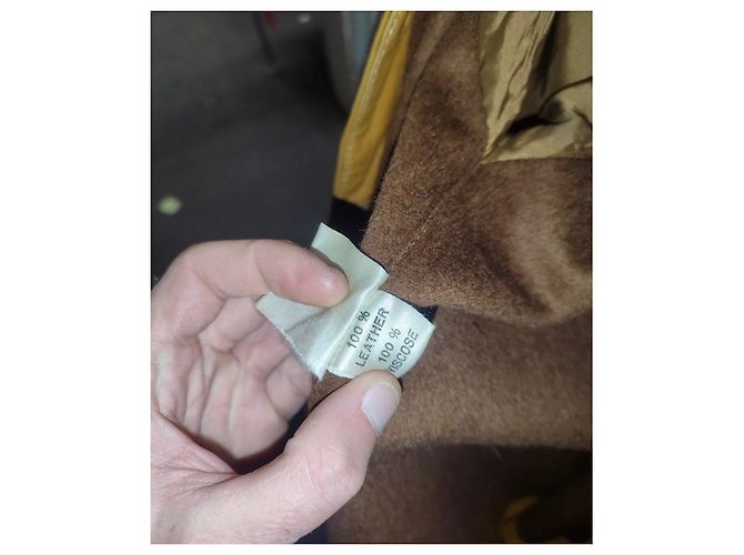 Gianfranco Ferré Lederjacke Ferre Classic Braun Größe M Gebraucht - Ansicht 6