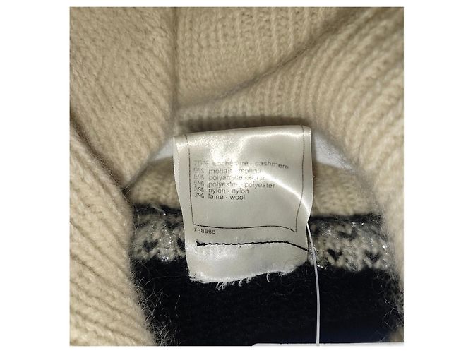 Chanel Luxus-Cardigan mit Gürtel aus Kaschmir-Mischung Größe 38/M Gebraucht - Ansicht 6