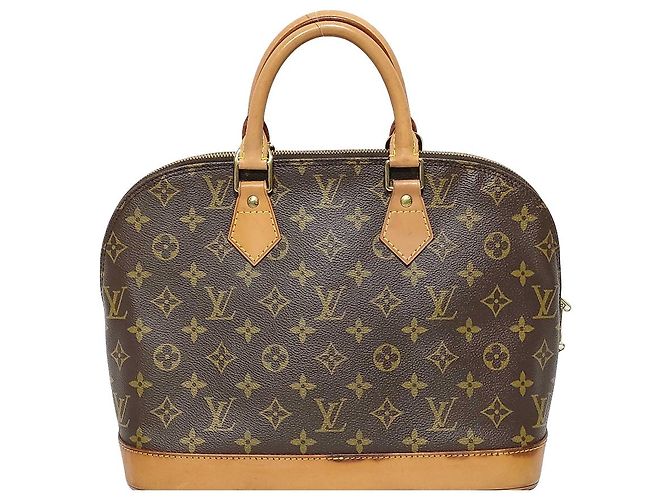 Borsa Louis Vuitton Alma in Canvas Monogram MM Marrone - vista 2