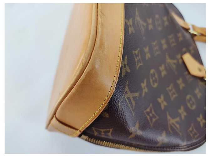 Borsa Louis Vuitton Alma in tela Monogram MM Marrone - vista 3