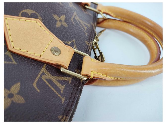 Borsa Louis Vuitton Alma in tela Monogram MM Marrone - vista 4