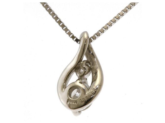 Autre Marque Collana in platino e diamanti Argento - vista 3