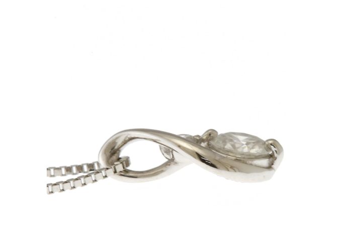Autre Marque Collana in platino e diamanti Argento - vista 4