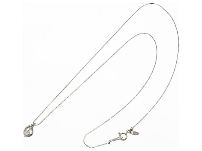 Autre Marque Collana in platino e diamanti Argento - vista 7