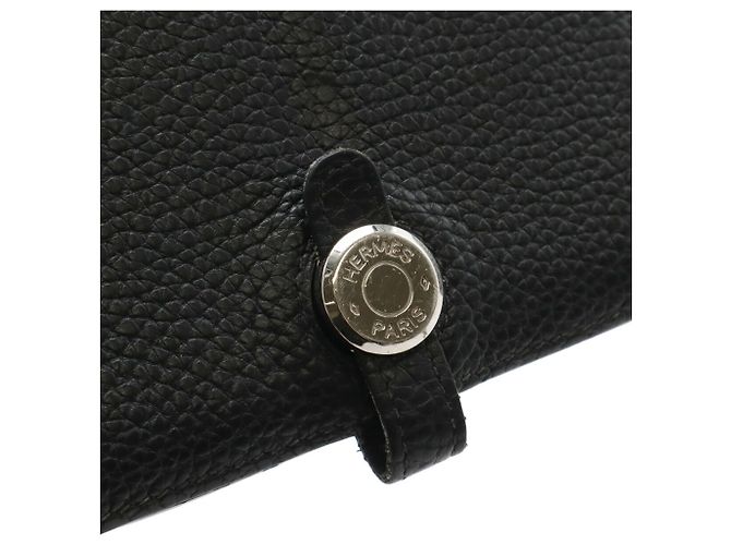 Hermès Dogon Duo GM Long Wallet Schwarz - Ansicht 5