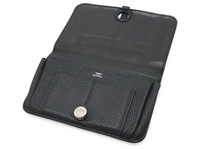 Hermès Dogon Duo GM Long Wallet Schwarz - Ansicht 6