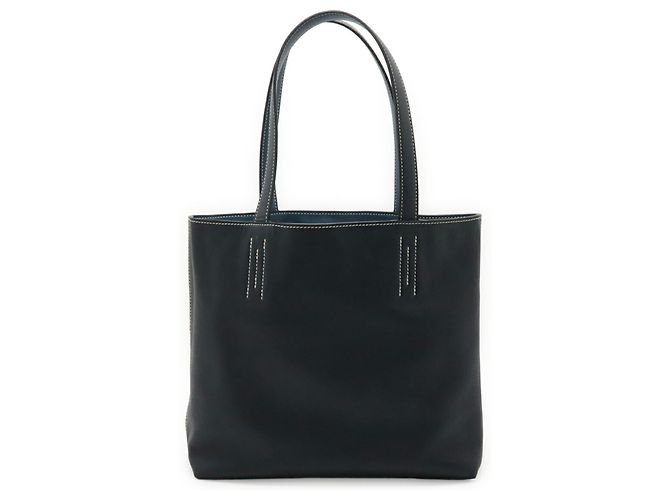 Hermès Borsa Tote Reversibile HERMES Double Sens 28 Blu Blu navy - vista 2