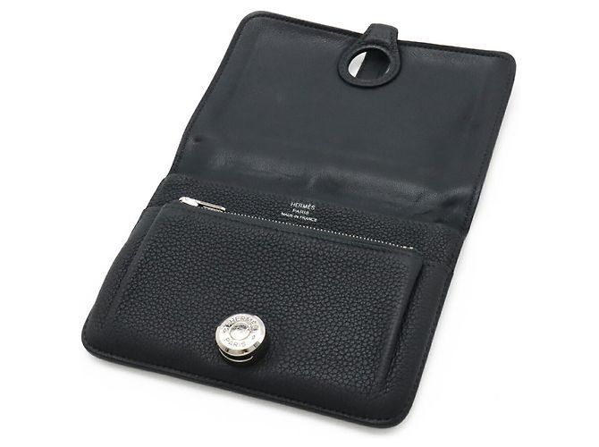 Hermès Cartera Compacta/Monedero Dogon Hermes Negro - vista 6