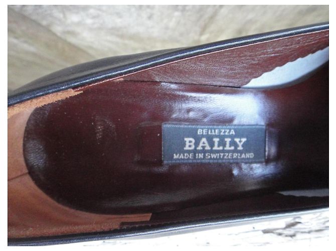 Mocassini in pelle Bally Biscaye Nero - vista 7