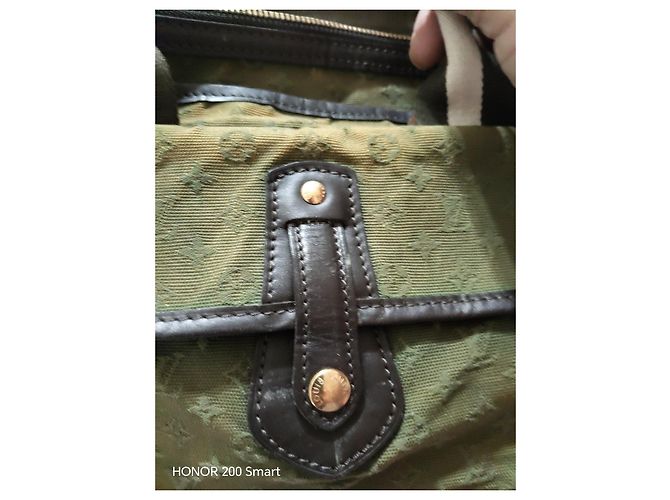 Louis Vuitton Bolso Monogram Canvas - Verde Castaño - vista 7