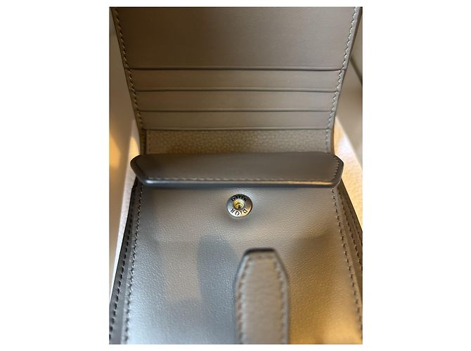 Dior Normandy Leather Wallet Dark grey - view 3