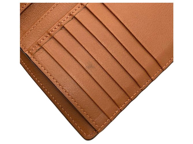 Chloé Chloe Alphabet Long Wallet Marrone - vista 11