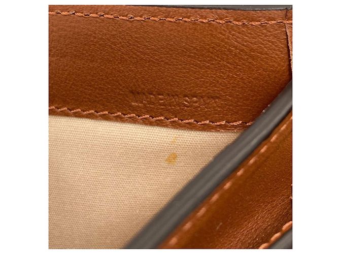Chloé Chloe Alphabet Long Wallet Marrone - vista 12