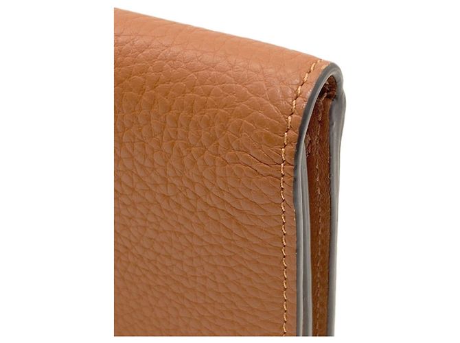 Chloé Chloe Alphabet Long Wallet Marrone - vista 16