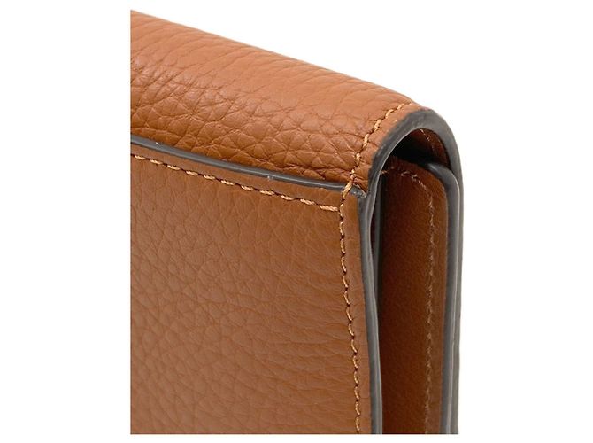 Chloé Chloe Alphabet Long Wallet Marrone - vista 17