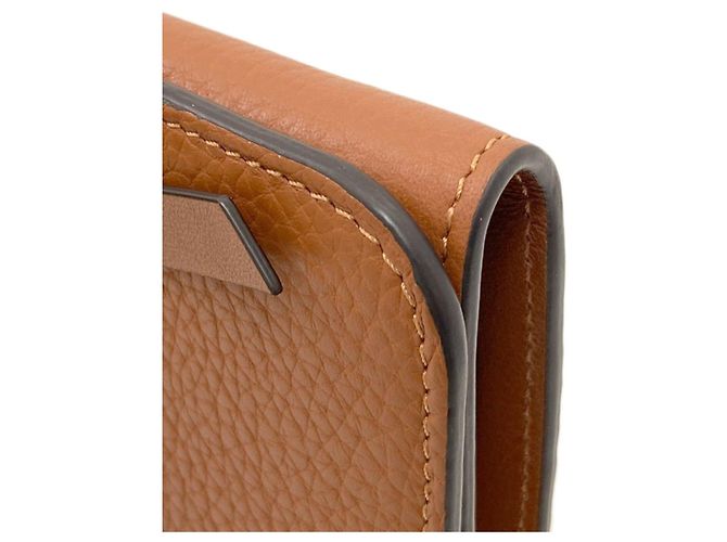 Chloé Chloe Alphabet Long Wallet Marrone - vista 19