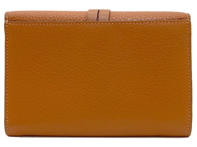 Chloé Chloe Alphabet Long Wallet Marrone - vista 2