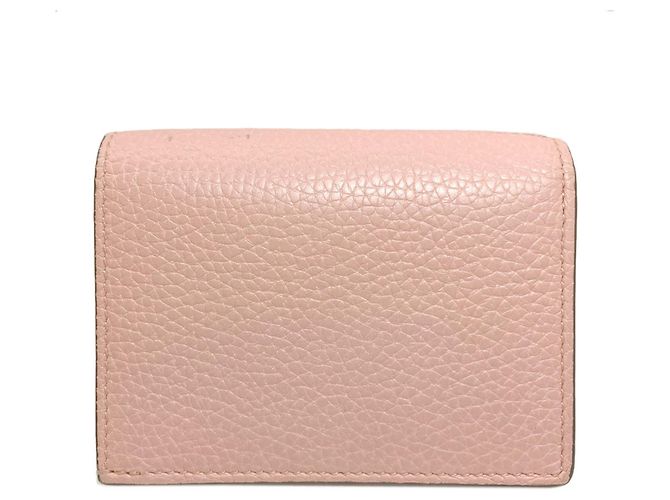Gucci 460185 Animalier Bee Cartera Bi-fold Rosa - vista 2