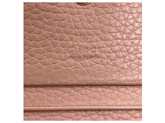 Gucci 460185 Animalier Bee Cartera Bi-fold Rosa - vista 8