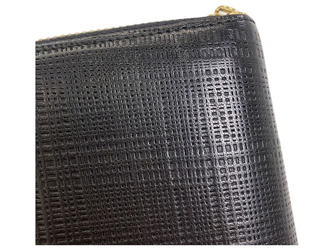 Cartera larga de piel Anagram para mujer Loewe Negro - vista 15