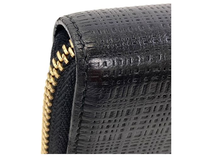 Cartera larga de piel Anagram para mujer Loewe Negro - vista 19