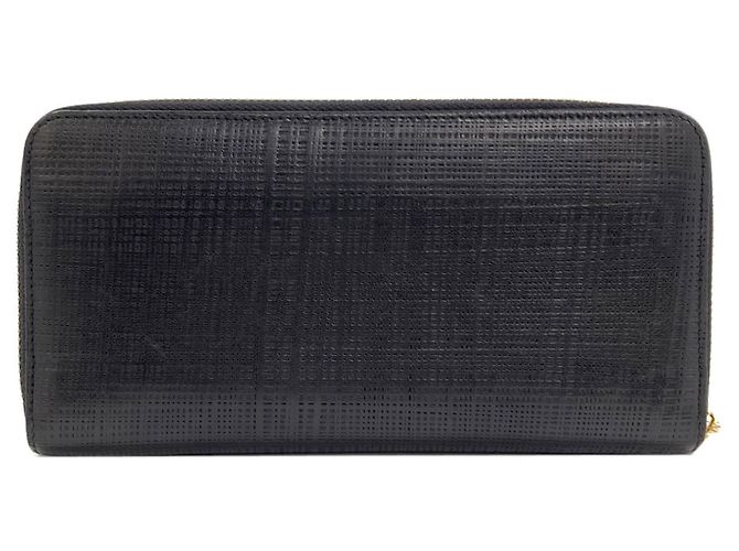 Cartera larga de piel Anagram para mujer Loewe Negro - vista 2