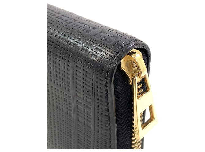 Cartera larga de piel Anagram para mujer Loewe Negro - vista 20
