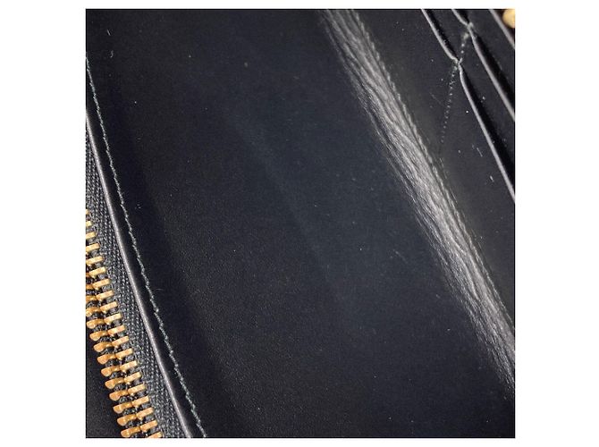 Cartera larga de piel Anagram para mujer Loewe Negro - vista 8
