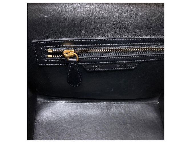 Céline Celine Luggage Micro Handbag Braun Schwarz Rot - Ansicht 11