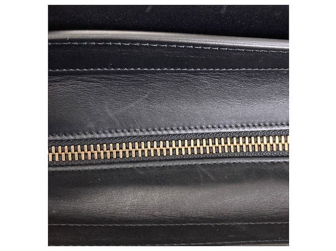 Céline Celine Luggage Micro Handbag Braun Schwarz Rot - Ansicht 16
