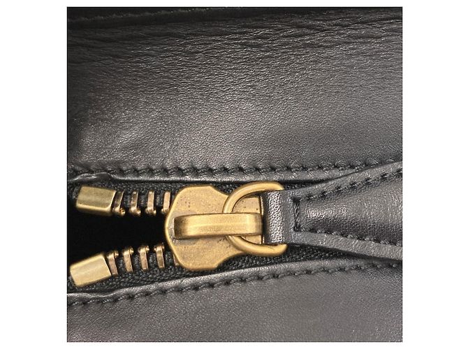 Céline Celine Luggage Micro Handbag Braun Schwarz Rot - Ansicht 22