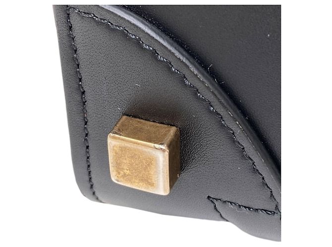Céline Celine Luggage Micro Handbag Braun Schwarz Rot - Ansicht 23