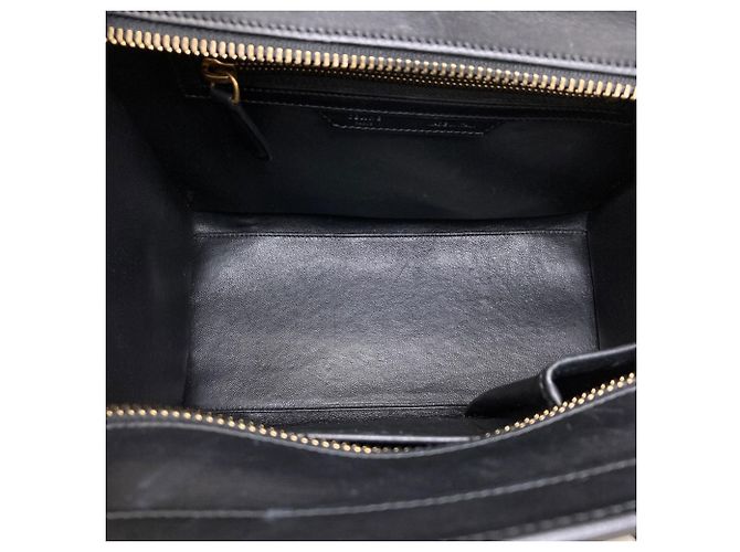 Céline Celine Luggage Micro Handbag Braun Schwarz Rot - Ansicht 5