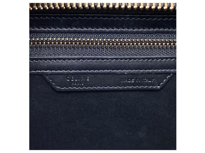 Céline Celine Luggage Micro Handbag Braun Schwarz Rot - Ansicht 6