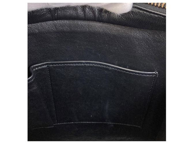 Céline Celine Luggage Micro Handbag Braun Schwarz Rot - Ansicht 8