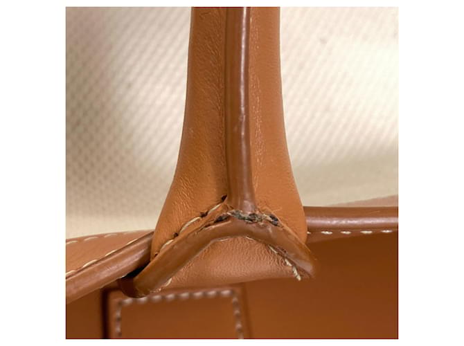 Cabas Céline Borsa Tote Verticale 2-Way Celine Marrone Bianco - vista 21