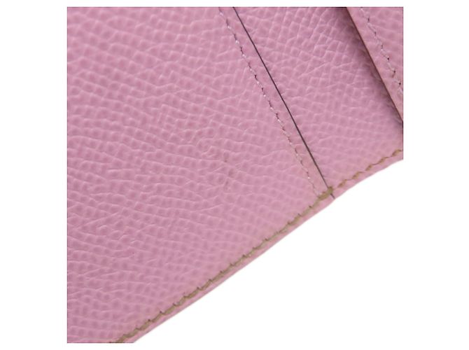 Hermès Hermes Bearn Combination Verso Bi-fold Wallet Braun Pink - Ansicht 10
