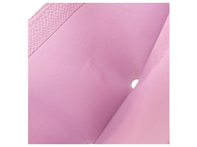 Hermès Hermes Bearn Combination Verso Bi-fold Wallet Braun Pink - Ansicht 12