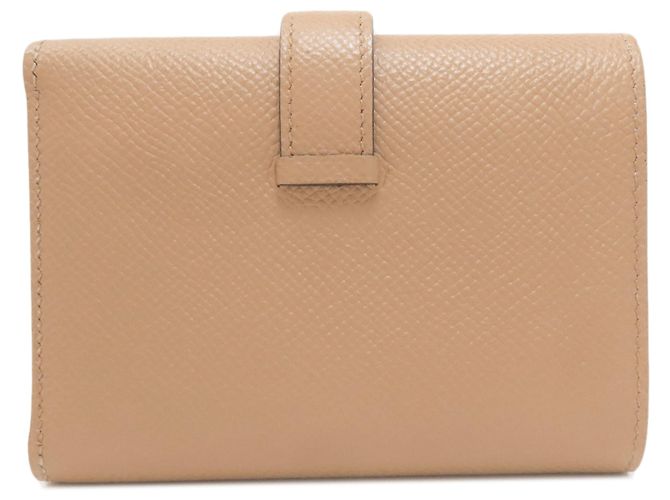 Hermès Hermes Bearn Combination Verso Bi-fold Wallet Braun Pink - Ansicht 2