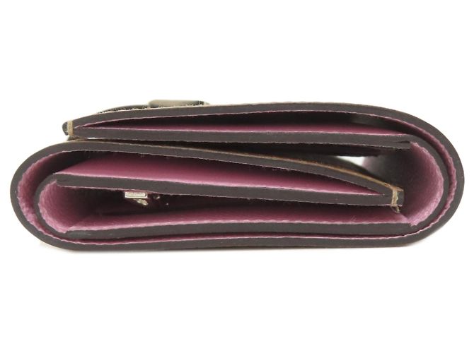 Hermès Hermes Bearn Combination Verso Bi-fold Wallet Braun Pink - Ansicht 3