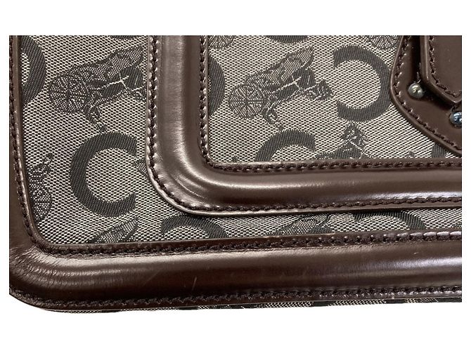 Céline Borsa Boogie Bag C Sulky di Celine Marrone Marrone scuro - vista 11