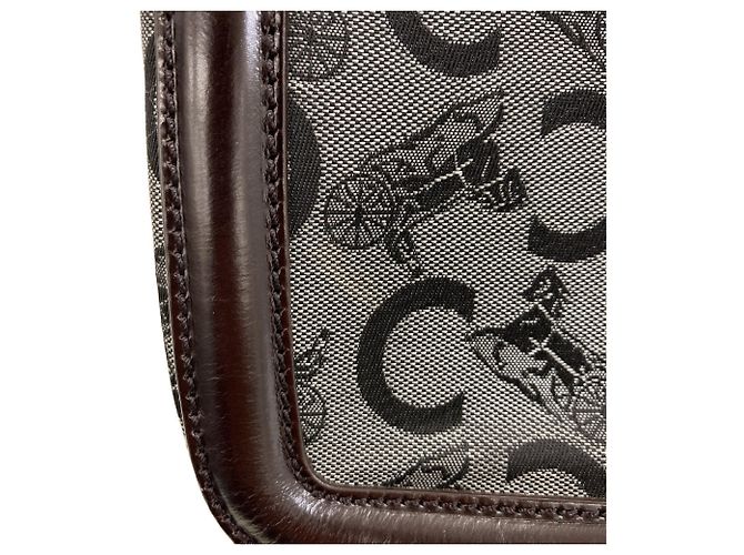 Céline Borsa Boogie Bag C Sulky di Celine Marrone Marrone scuro - vista 12