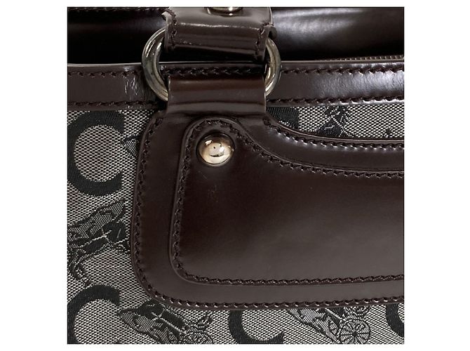 Céline Borsa Boogie Bag C Sulky di Celine Marrone Marrone scuro - vista 16