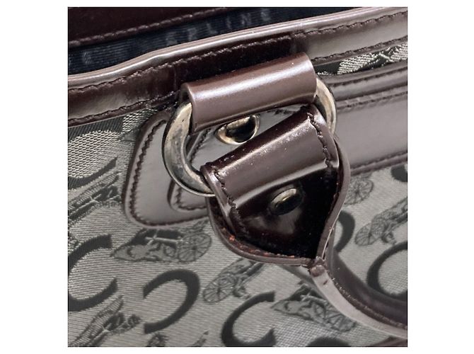 Céline Borsa Boogie Bag C Sulky di Celine Marrone Marrone scuro - vista 18