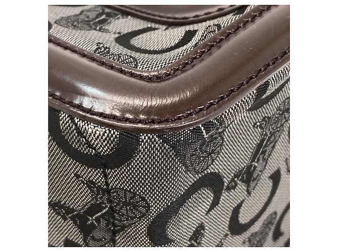 Céline Borsa Boogie Bag C Sulky di Celine Marrone Marrone scuro - vista 22
