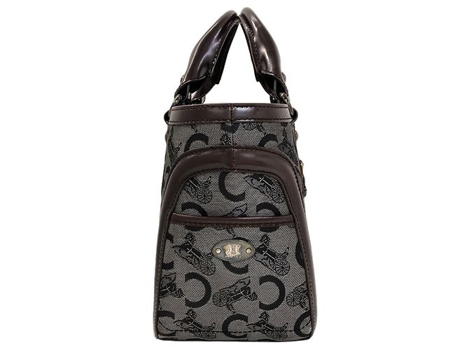 Céline Borsa Boogie Bag C Sulky di Celine Marrone Marrone scuro - vista 3