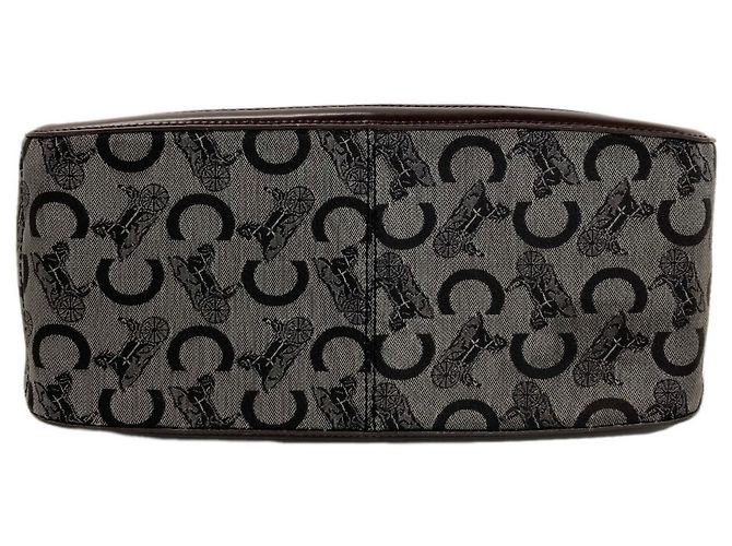 Céline Borsa Boogie Bag C Sulky di Celine Marrone Marrone scuro - vista 4