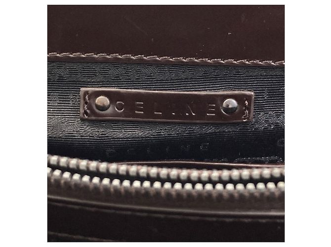 Céline Borsa Boogie Bag C Sulky di Celine Marrone Marrone scuro - vista 6