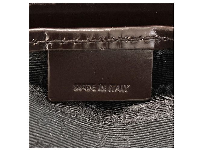 Céline Borsa Boogie Bag C Sulky di Celine Marrone Marrone scuro - vista 7
